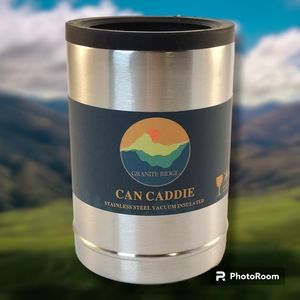 Granite Ridge Double Wall Vacuum Insulated Can Cooler Stainless Steel